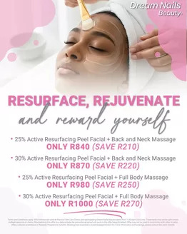 Dream Nails Beauty catalogue in George | Resurface, Rejuvenate And Reward Yourself | 2026-04-02T00:00:00.000Z - 2026-04-30T00:00:00.000Z
