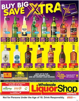 Shoprite LiquorShop catalogue in Tabankulu | Current bargains and offers | 2026-04-07T00:00:00.000Z - 2026-04-19T00:00:00.000Z
