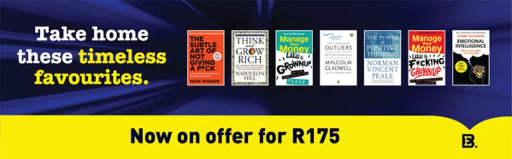 Exclusive Books catalogue in Oudtshoorn | Exclusive Books Sale | 2026-04-07T00:00:00.000Z - 2026-04-21T00:00:00.000Z