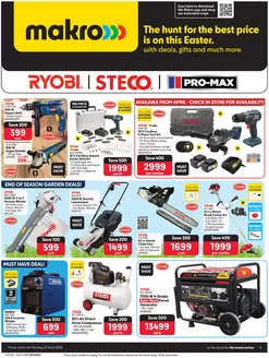 Makro catalogue in Boksburg | Offers for bargain hunters | 2026-04-08T00:00:00.000Z - 2026-04-27T00:00:00.000Z